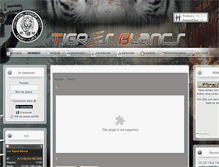 Tablet Screenshot of lestigresblancs.fr